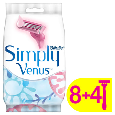 Бритва Gillette Simply Venus 3 12 шт. (7702018070732) - фото 1