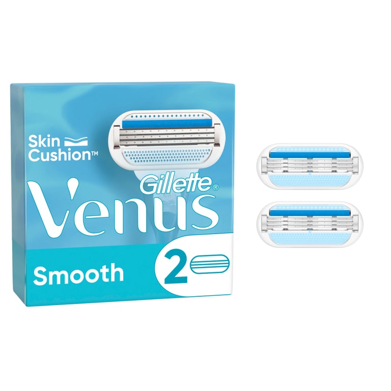 Змінні касети Gillette Venus Smooth 2 шт. (7702018490943/7702018495078) - фото 1