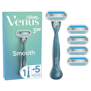 Бритва Venus Smooth з 5 змінними картриджами (7702018363490) - фото 1