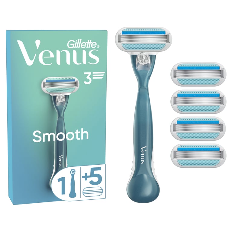 Бритва Venus Smooth з 5 змінними картриджами (7702018363490) - фото 1