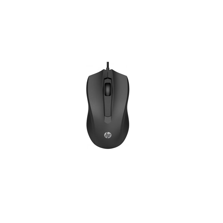 Мишка HP 100 USB Black (6VY96AA) - фото 1
