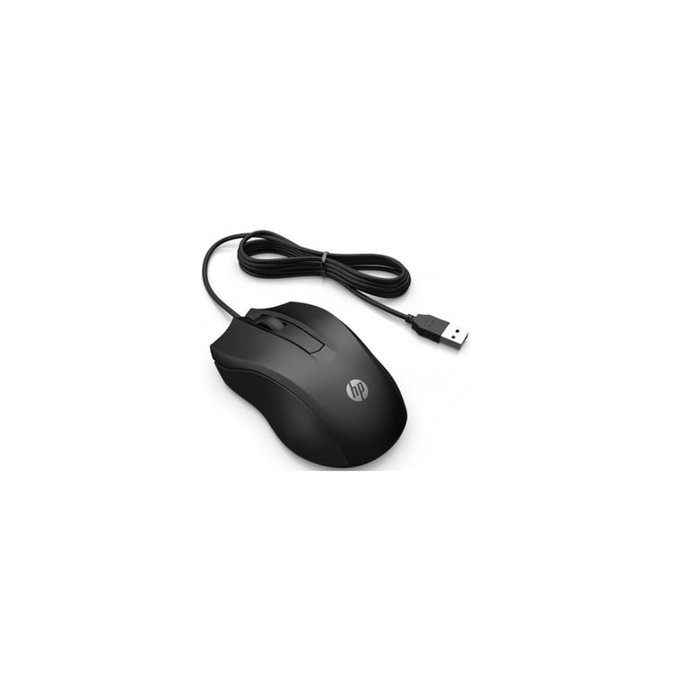 Мишка HP 100 USB Black (6VY96AA) - фото 2