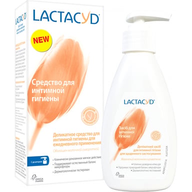 Гель для інтимної гігієни Lactacyd з дозатором 200 мл (5391520943188) - фото 1