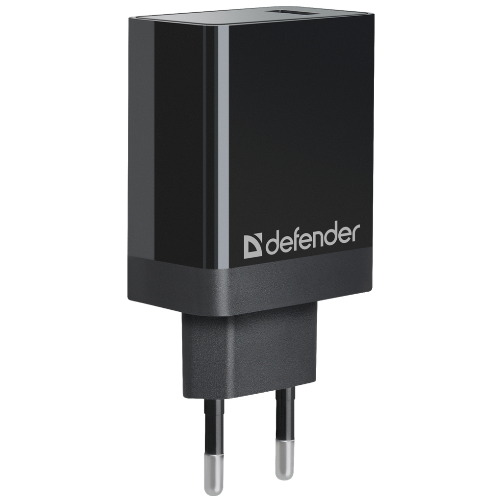 Зарядний пристрій Defender UPA-101 black, 1 USB, QC 3.0, 18W (83573) - фото 1 Зарядний пристрій Defender UPA-101 black, 1 USB, QC 3.0, 18W (83573) - фото 1