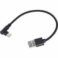 Дата кабель USB 2.0 AM to USB-C 0.2m corner Cablexpert (CC-USB2-AMCML-0.2M) - фото 2