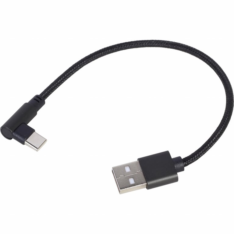 Дата кабель USB 2.0 AM to USB-C 0.2m corner Cablexpert (CC-USB2-AMCML-0.2M) - фото 2