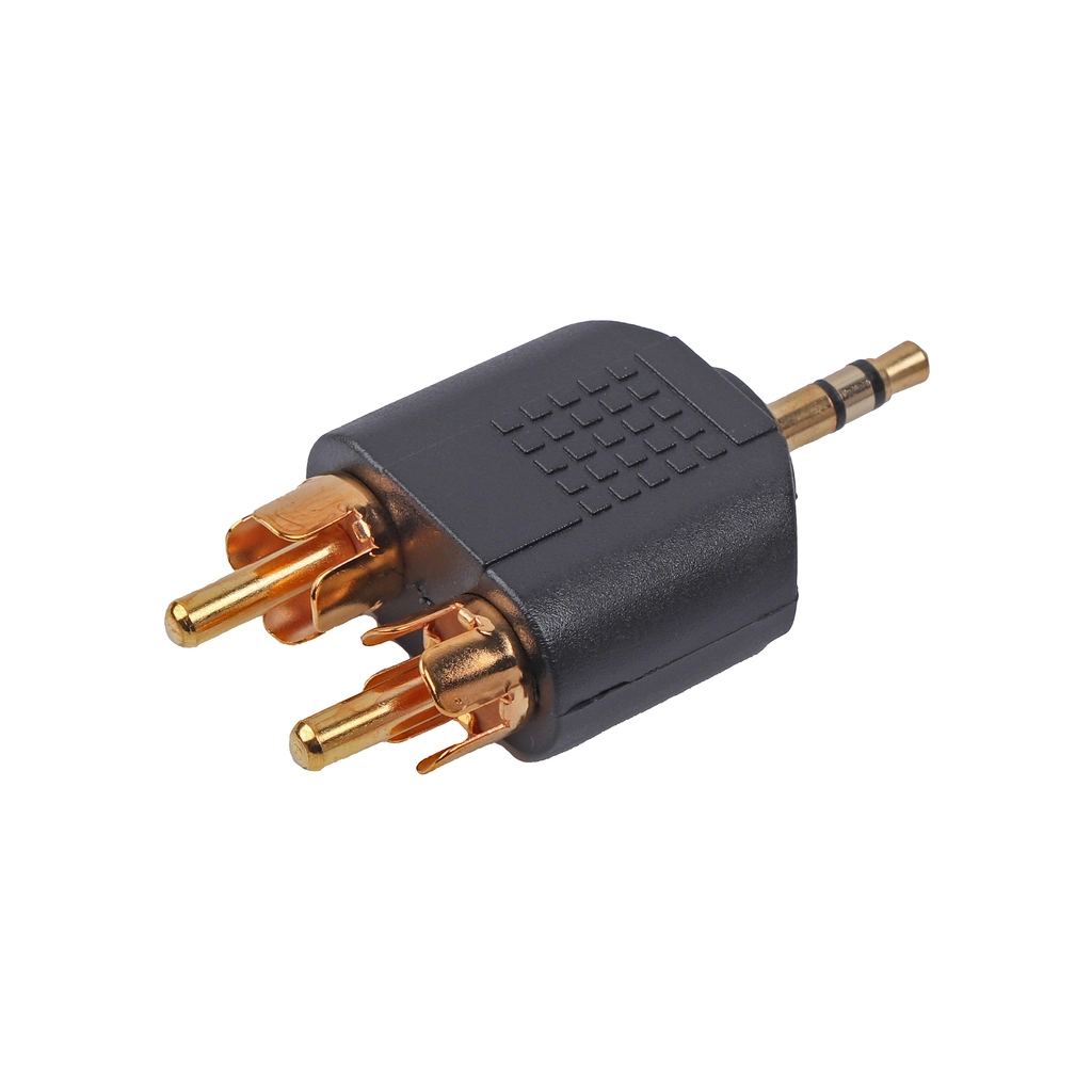 Перехідник Cablexpert 3.5mm to 2хRCA M (A-458) Перехідник Cablexpert 3.5mm to 2хRCA M (A-458)