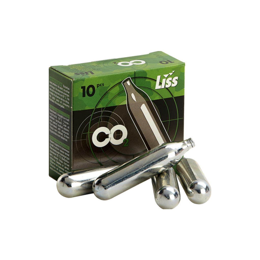 Балон СО2 Liss 12g 10 шт/уп (1752.00.68) Балон СО2 Liss 12g 10 шт/уп (1752.00.68)