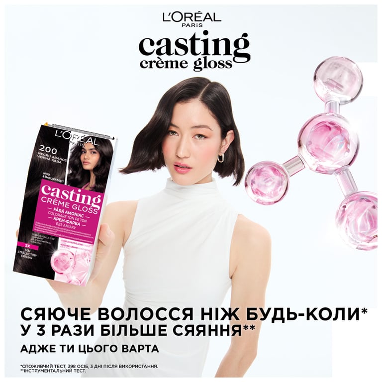 Фарба для волосся L'Oreal Paris Casting Creme Gloss 1021-Світло-світло-русявий перламутровий (3600521831755/3600521831939) - фото 3