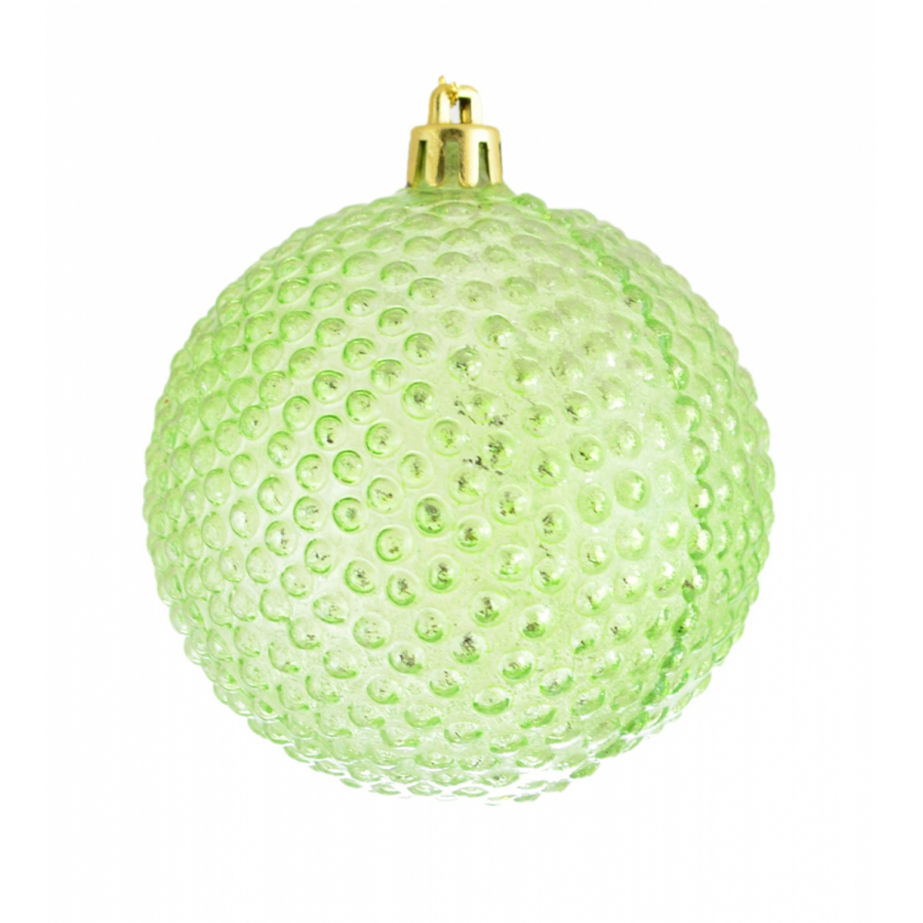 Ялинкова іграшка YES! Fun Їжачок куля зелений 8 см (972810) - фото 1