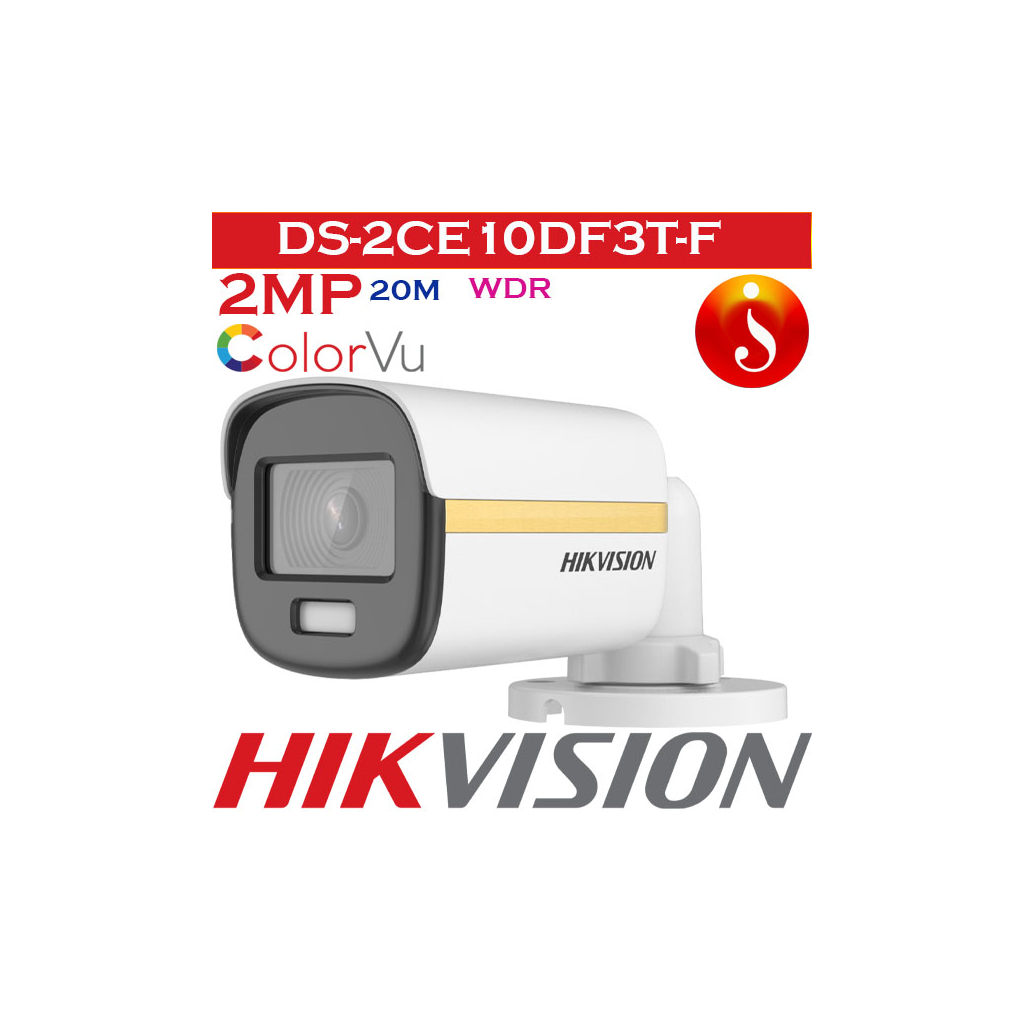 Камера відеоспостереження Hikvision DS-2CE10DF3T-F (3.6) - фото 2 Камера відеоспостереження Hikvision DS-2CE10DF3T-F (3.6) - фото 2
