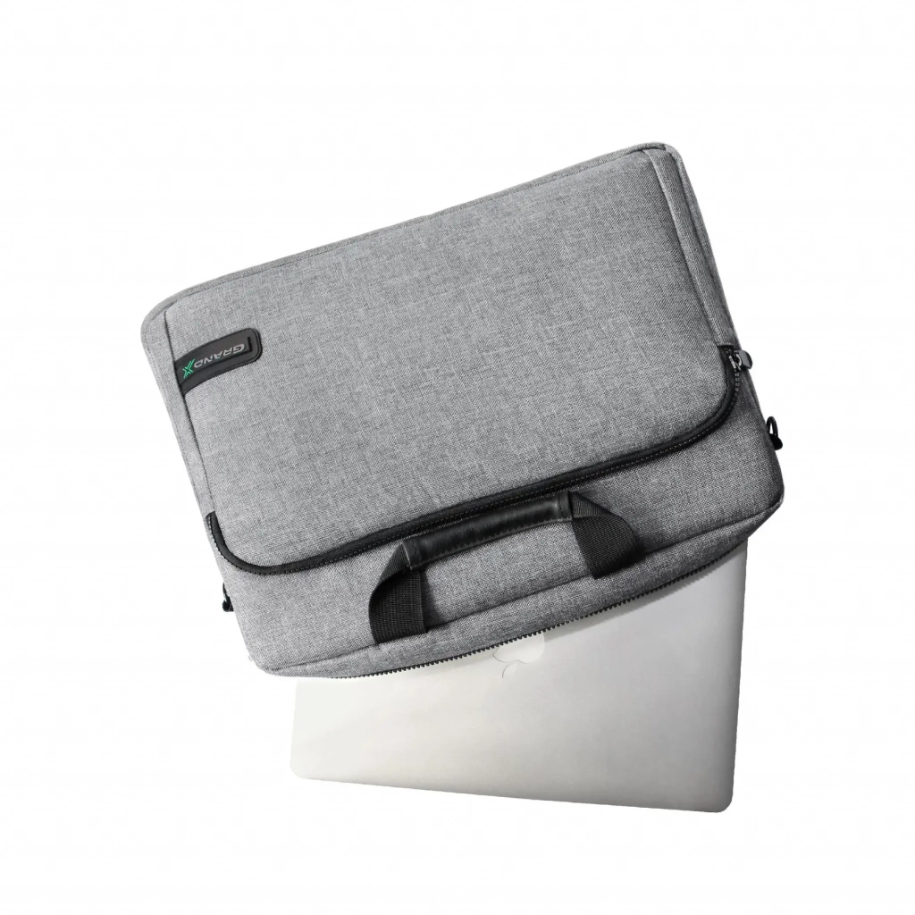 Сумка для ноутбука Grand-X 14-15'' SB-149 soft pocket Grey (SB-149G) - фото 4 Сумка для ноутбука Grand-X 14-15'' SB-149 soft pocket Grey (SB-149G) - фото 4