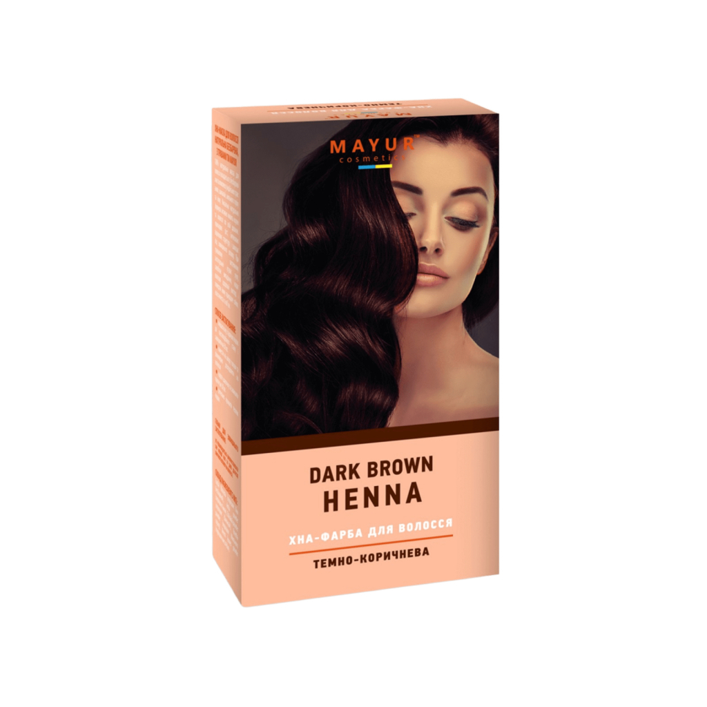 Хна Mayur темно-коричнева 25 г (4820230950298) - фото 1