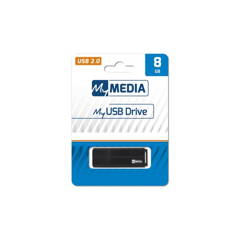 USB флеш накопичувач Verbatim 8GB MyMedia Black USB 2.0 (69260) - фото 4