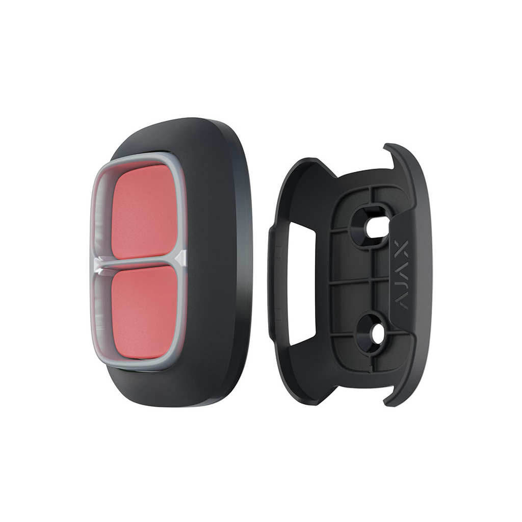 Аксесуар для охоронних систем Ajax DoubleButton Holder чорна - фото 1 Аксесуар для охоронних систем Ajax DoubleButton Holder чорна - фото 1