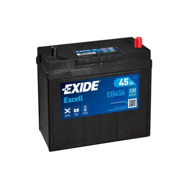 Акумулятор автомобільний EXIDE EXCELL 45A (EB456) - фото 1