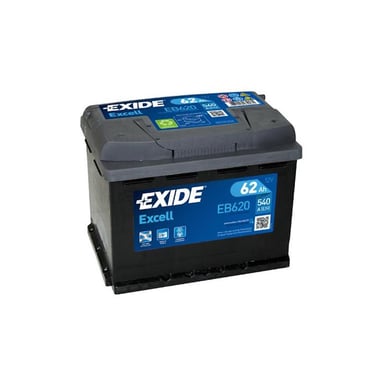 Акумулятор автомобільний EXIDE EXCELL 62A (EB620) - фото 1