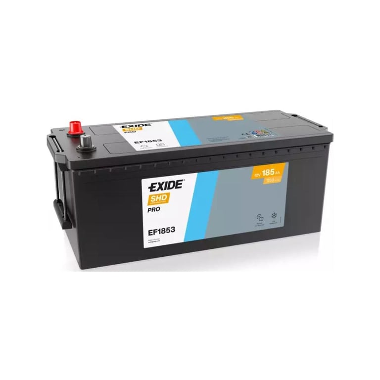 Акумулятор автомобільний EXIDE PRO 185A (EF1853)