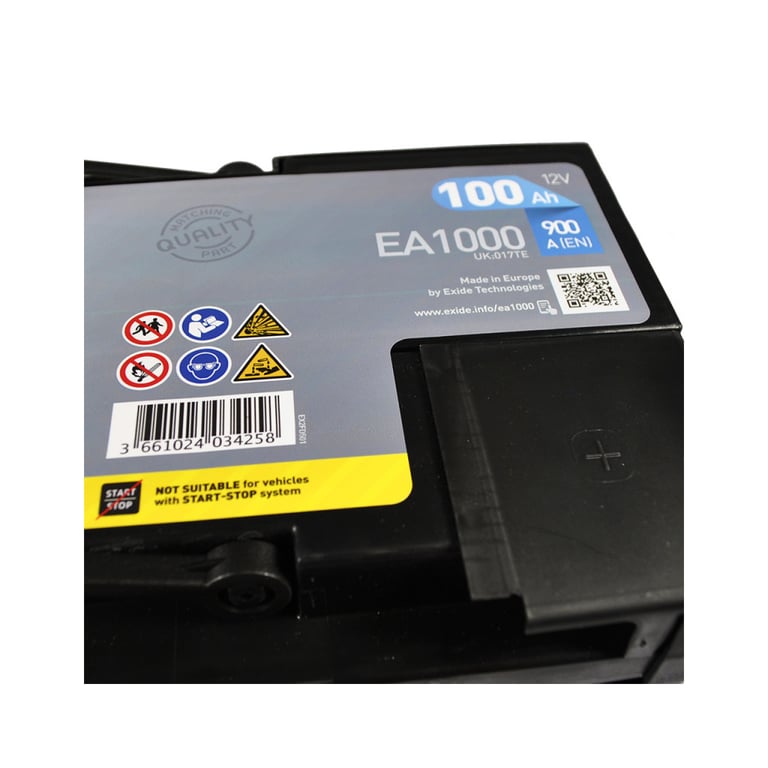 Акумулятор автомобільний EXIDE PREMIUM 100A (EA1000) - фото 4