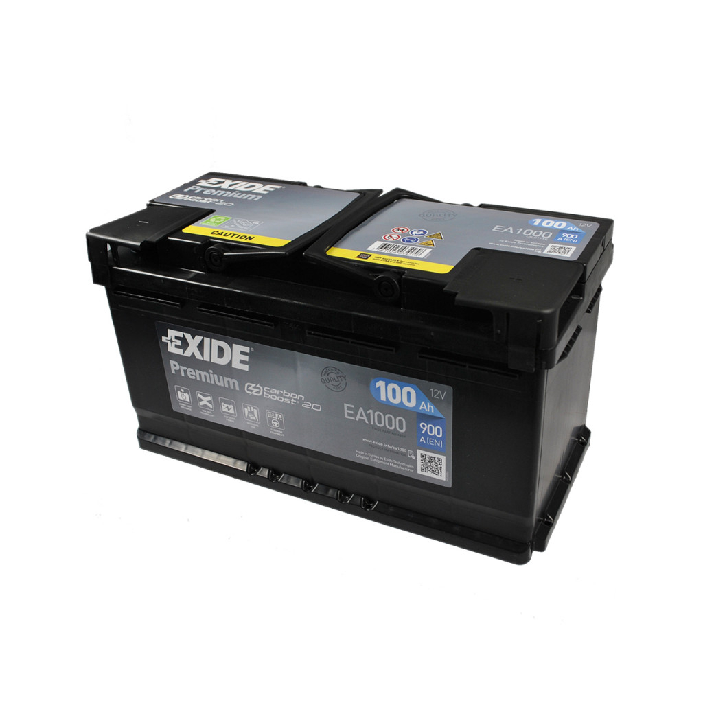 Акумулятор автомобільний EXIDE PREMIUM 100A (EA1000) - фото 6 Акумулятор автомобільний EXIDE PREMIUM 100A (EA1000) - фото 6