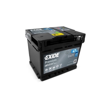 Акумулятор автомобільний EXIDE PREMIUM 47A (EA472) - фото 1