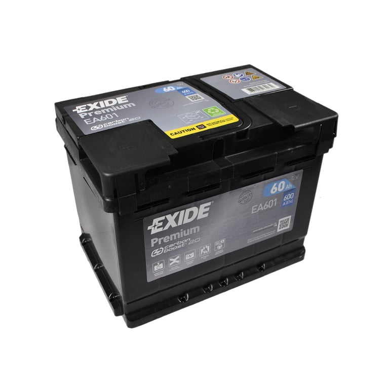 Акумулятор автомобільний EXIDE PREMIUM 60A (EA601) - фото 3