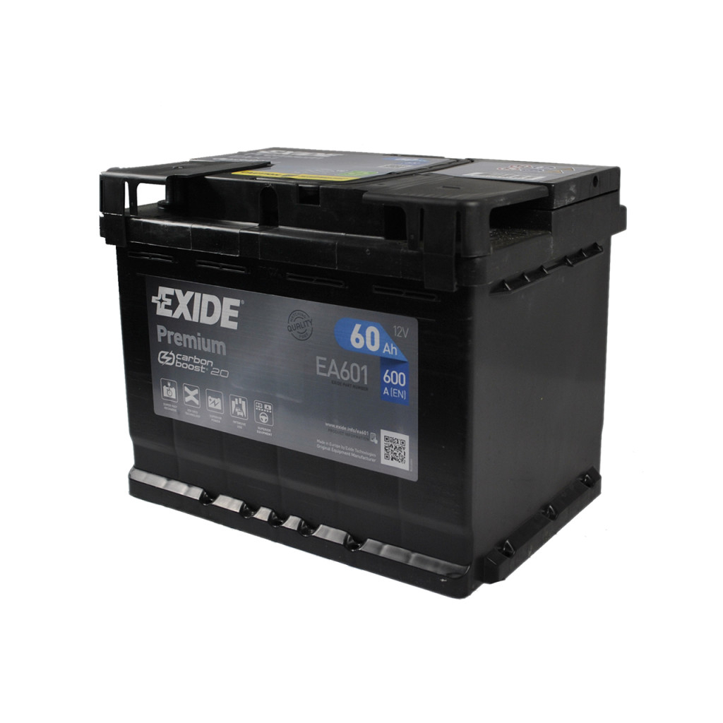 Акумулятор автомобільний EXIDE PREMIUM 60A (EA601) - фото 4 Акумулятор автомобільний EXIDE PREMIUM 60A (EA601) - фото 4