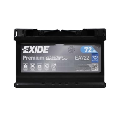 Акумулятор автомобільний EXIDE PREMIUM 72A (EA722) - фото 1