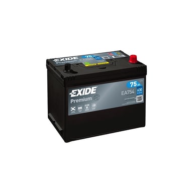 Акумулятор автомобільний EXIDE PREMIUM 75A (EA754) - фото 1