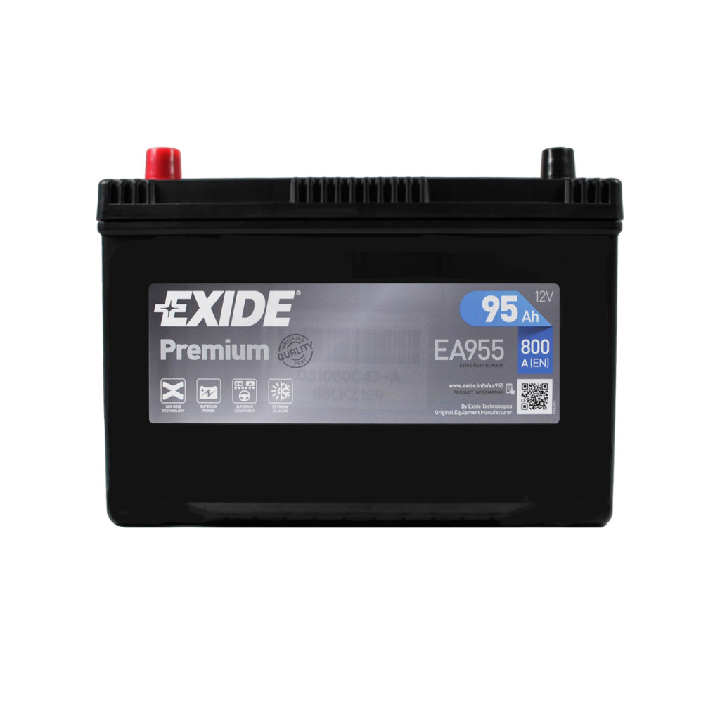 Акумулятор автомобільний EXIDE PREMIUM 95A (EA955) Акумулятор автомобільний EXIDE PREMIUM 95A (EA955)