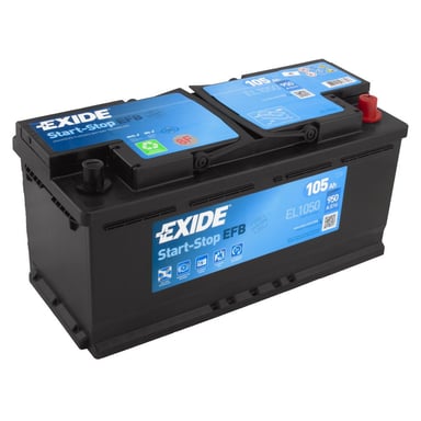 Акумулятор автомобільний EXIDE START-STOP EFB 105A (EL1050) - фото 1