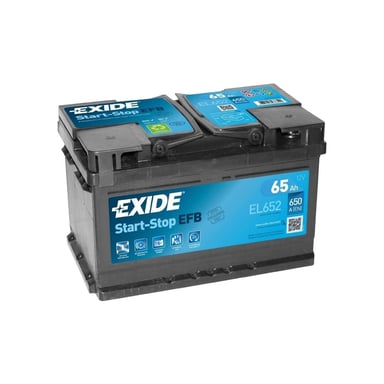 Акумулятор автомобільний EXIDE START-STOP EFB 65A (EL652) - фото 1