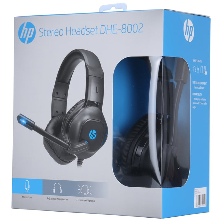 Навушники HP DHE-8002 Gaming Headset Red LED Black (DHE-8002) - фото 8