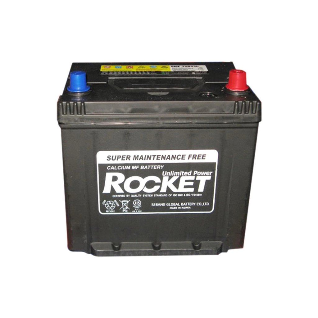 Акумулятор автомобільний ROCKET 65Ah (SMF 75D23L) Акумулятор автомобільний ROCKET 65Ah (SMF 75D23L)