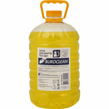 Засіб для ручного миття посуду Buroclean ECO лимон 5 л (4823078912244) - фото 1