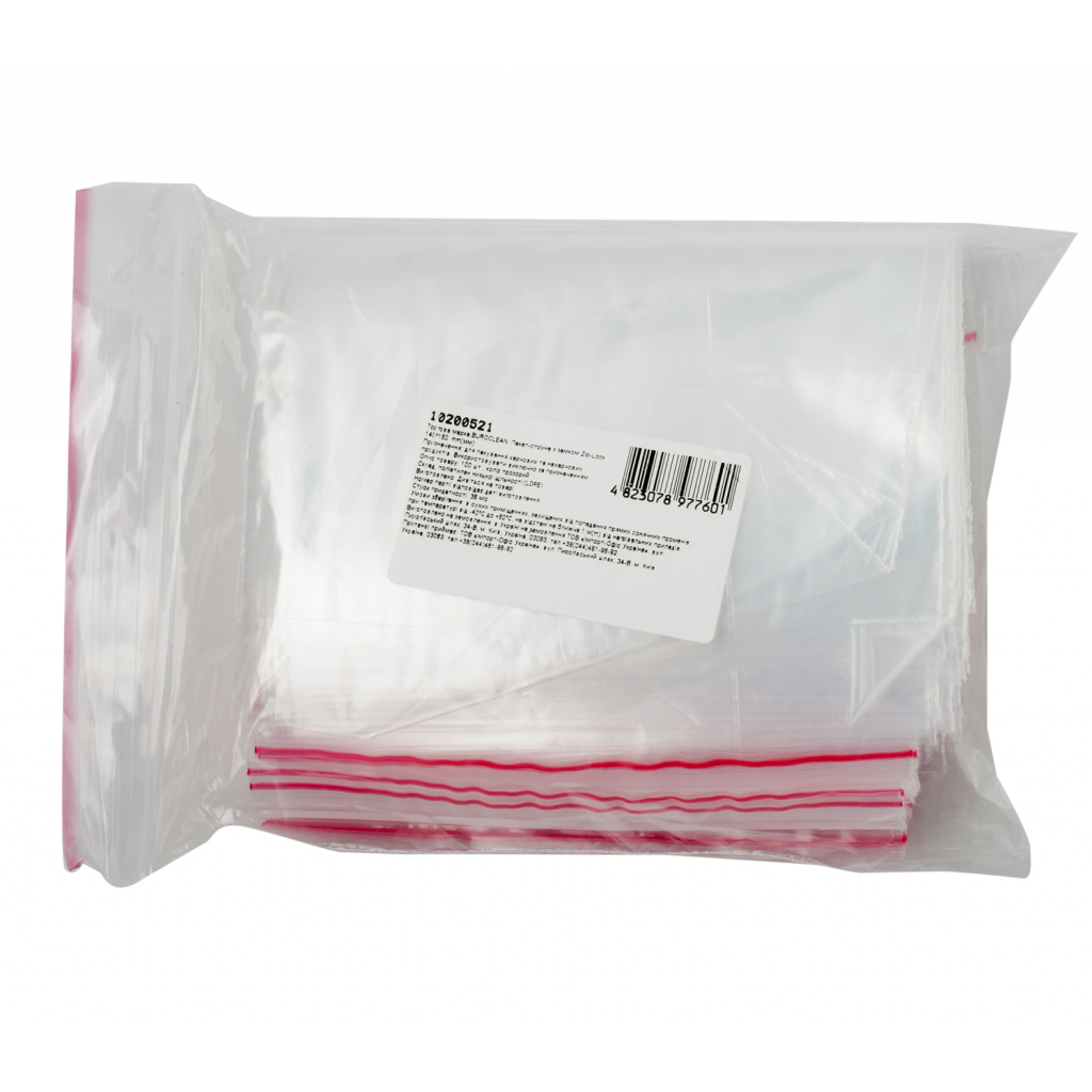 Пакети з застібкою Buroclean 140 x 150 мм 100 шт. (4823078977601) Пакети з застібкою Buroclean 140 x 150 мм 100 шт. (4823078977601)