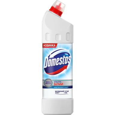 Засіб для чищення унітазу Domestos Ультра Білий 1 л (8710908149474) - фото 1