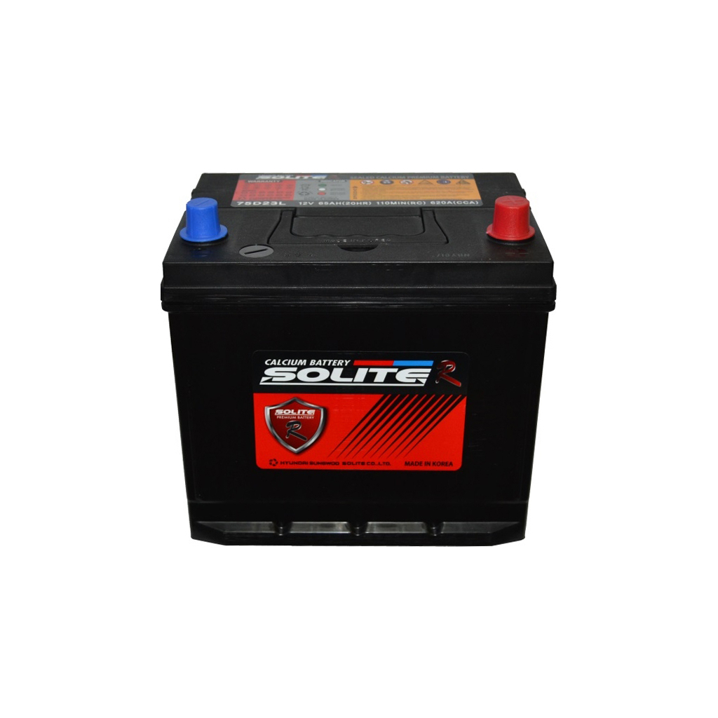 Акумулятор автомобільний Solite R 65Ah (75D23L) Акумулятор автомобільний Solite R 65Ah (75D23L)