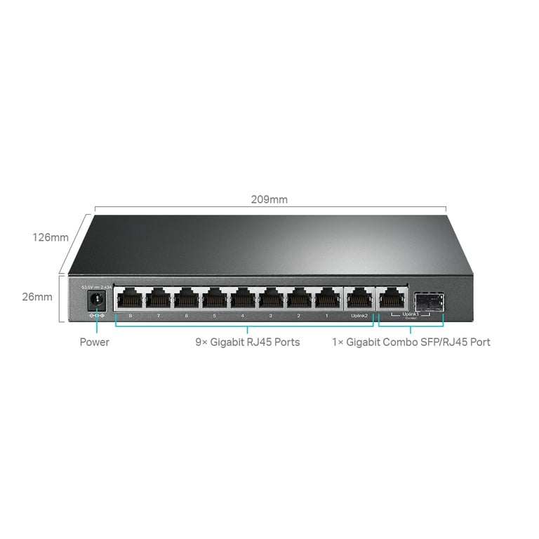 Комутатор мережевий TP-Link TL-SG1210MPE - фото 3