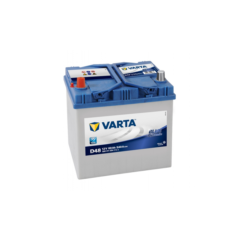 Акумулятор автомобільний Varta Blue Dynamic 60Аh без нижн. бурта (560411054) - фото 1