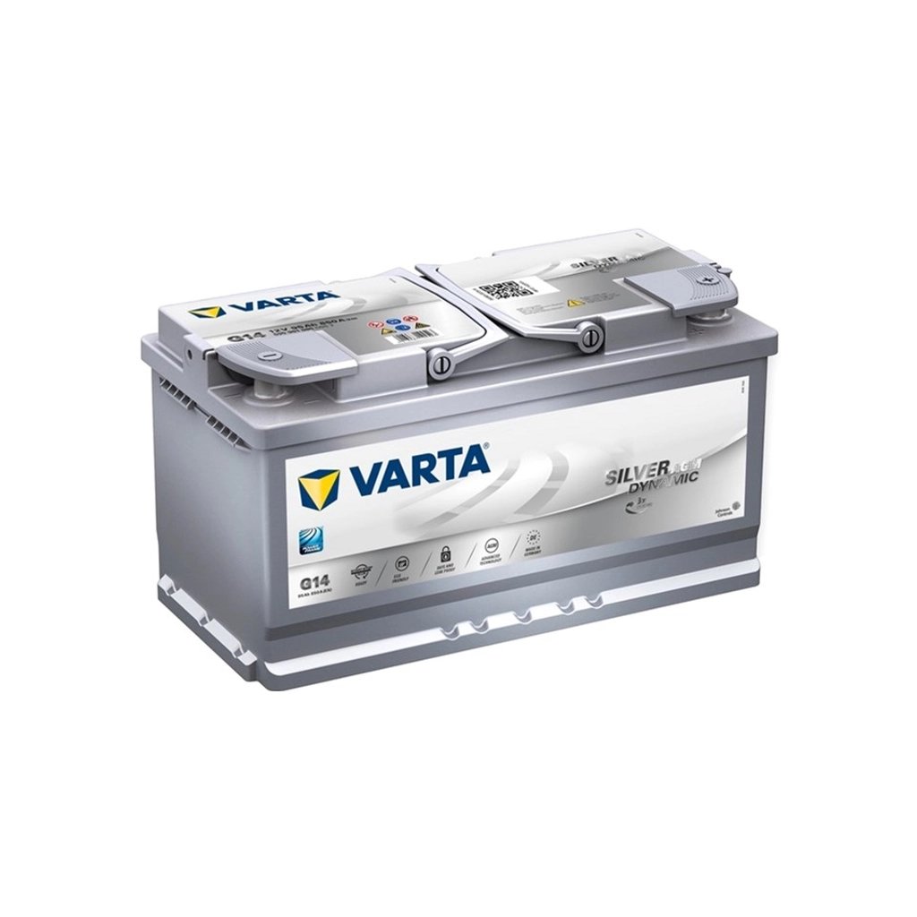 Акумулятор автомобільний Varta Silver Dynamic AGM 95А Ев (-/+) G14 (850EN) (595901085) Акумулятор автомобільний Varta Silver Dynamic AGM 95А Ев (-/+) G14 (850EN) (595901085)