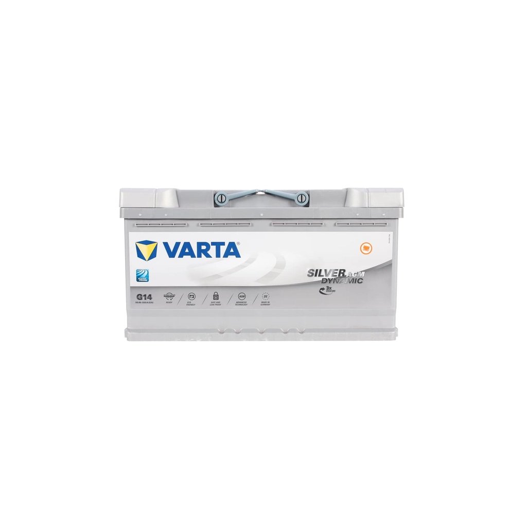 Акумулятор автомобільний Varta Silver Dynamic AGM 95А Ев (-/+) G14 (850EN) (595901085) - фото 2 Акумулятор автомобільний Varta Silver Dynamic AGM 95А Ев (-/+) G14 (850EN) (595901085) - фото 2