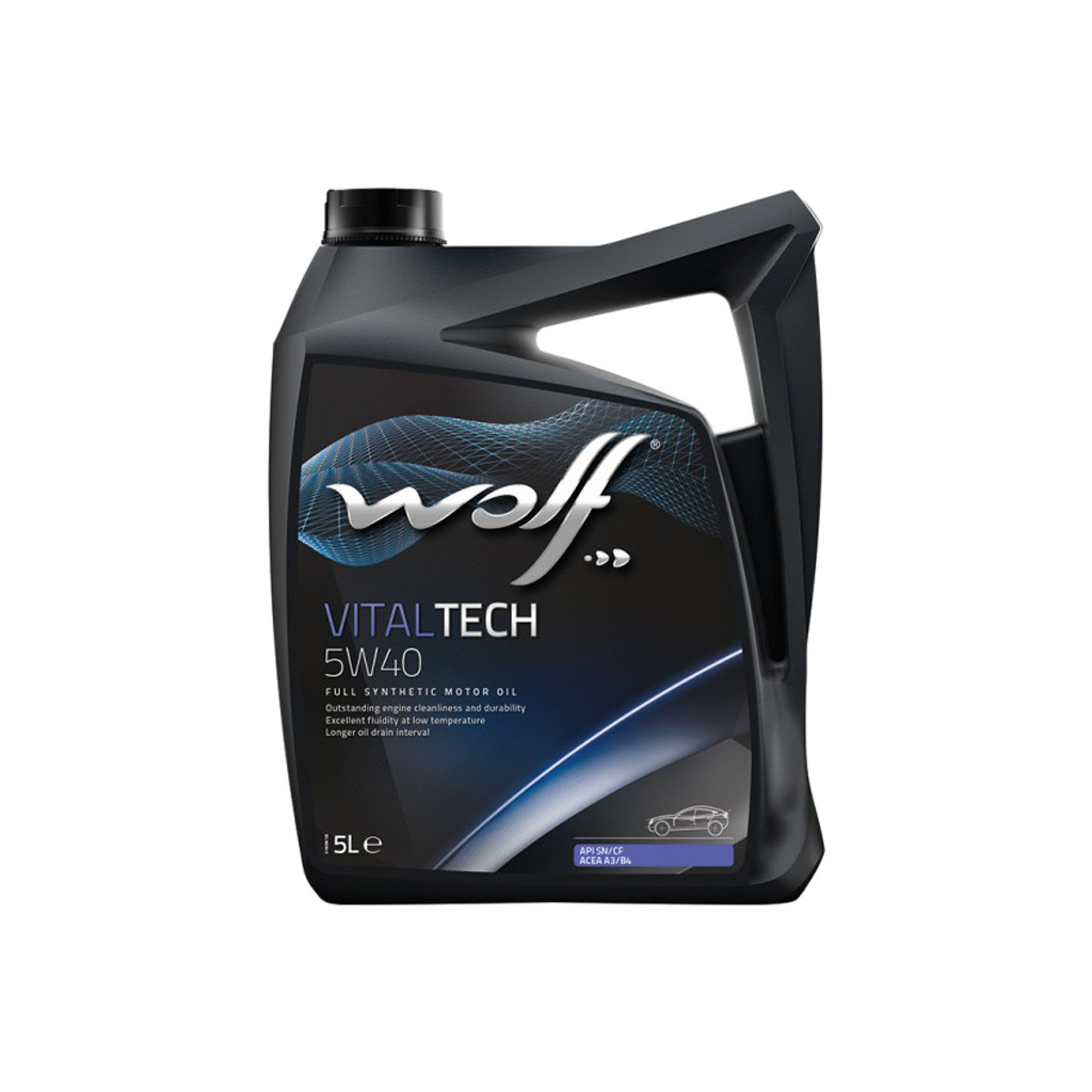Моторна олива Wolf Vitaltech 5W-40 5л (8311291) Моторна олива Wolf Vitaltech 5W-40 5л (8311291)