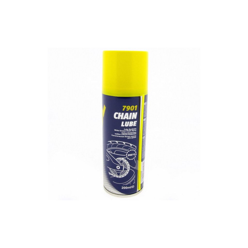 Мастило автомобільне Mannol синтетичне біле Chain Lube (200ml) (7901) - фото 1