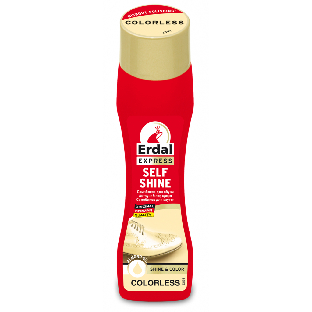 Крем для взуття Erdal Packshot Self Shine Neutral Безбарвний 75 мл (4009175136442) Крем для взуття Erdal Packshot Self Shine Neutral Безбарвний 75 мл (4009175136442)