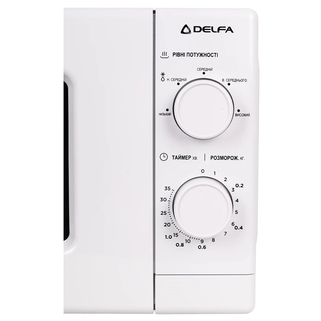 Мікрохвильова піч Delfa MD202MW - фото 5 Мікрохвильова піч Delfa MD202MW - фото 5