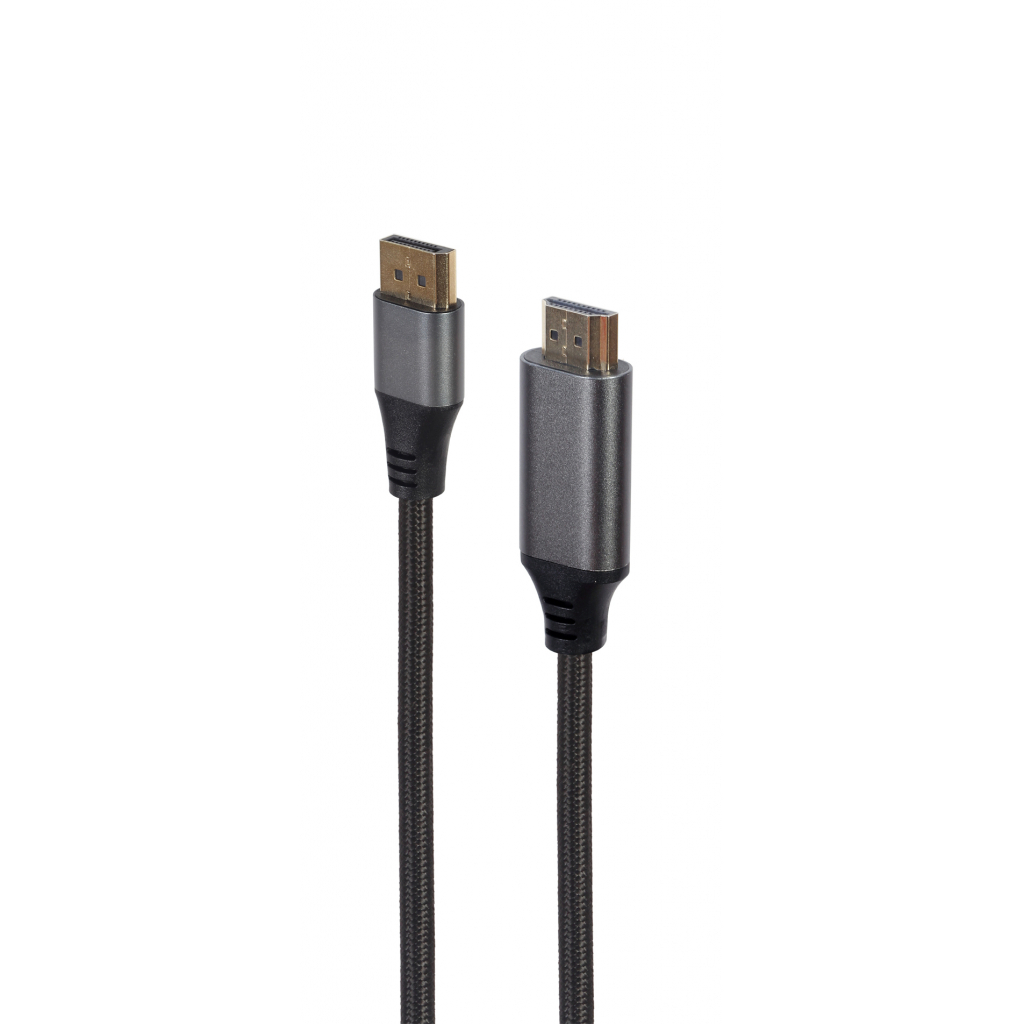 Кабель мультимедійний DisplayPort M to HDMI M 1.8m 4K60Hz Cablexpert (CC-DP-HDMI-4K-6) Кабель мультимедійний DisplayPort M to HDMI M 1.8m 4K60Hz Cablexpert (CC-DP-HDMI-4K-6)