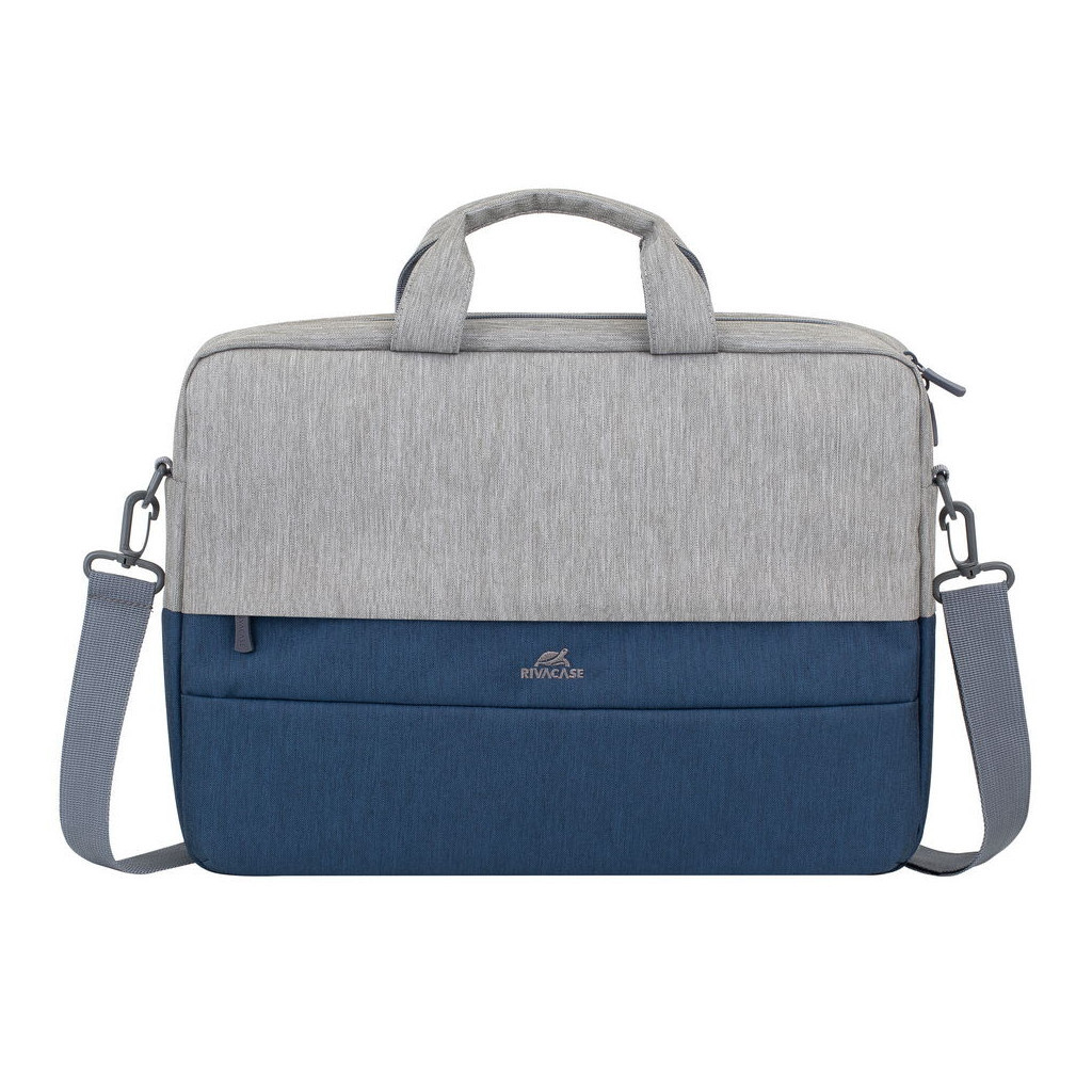 Сумка для ноутбука RivaCase 15.6" 7532 Prater, grey/dark blue anti-theft (7532Grey/DarkBlue) - головне фото