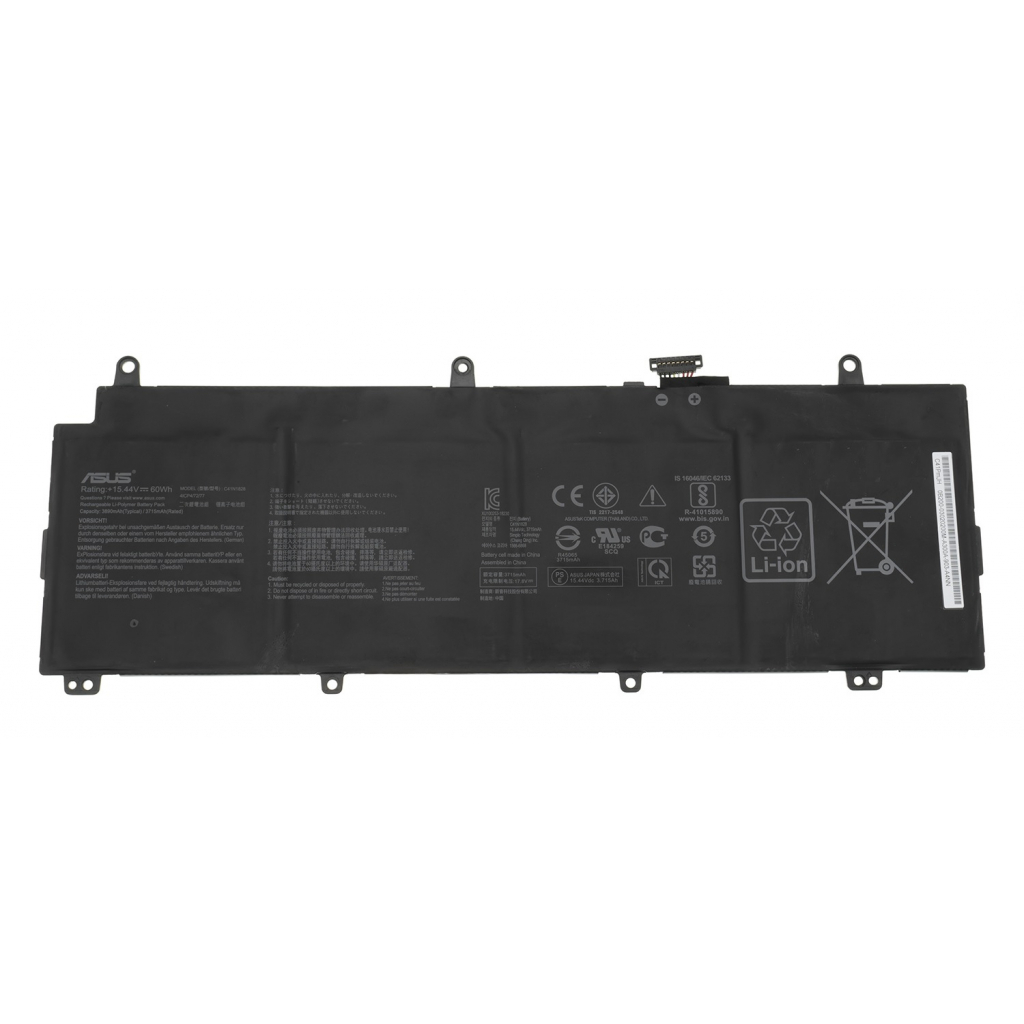 Акумулятор до ноутбука ASUS ROG Zephyrus GX531 C41N1828, 3886mAh (60Wh), 4cell, 15.44V (A47563) Акумулятор до ноутбука ASUS ROG Zephyrus GX531 C41N1828, 3886mAh (60Wh), 4cell, 15.44V (A47563)