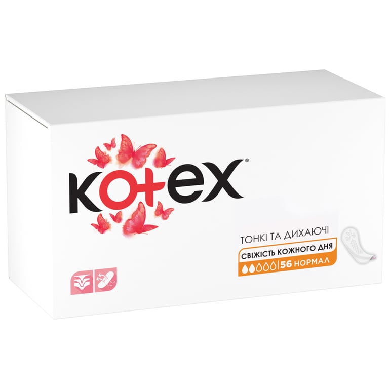 Щоденні прокладки Kotex Normal 56 шт. (5029053548289/5029053548050) - фото 3